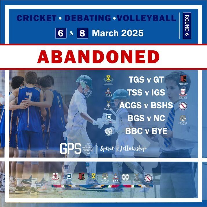 GPS Round 6 Abandoned & Swimming Postponed