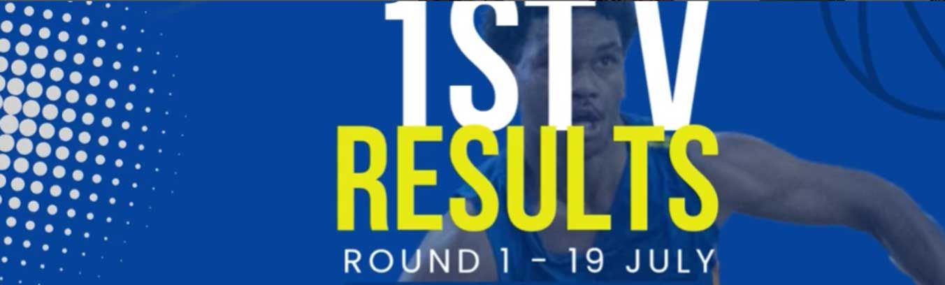 Basketball Round 1 Results