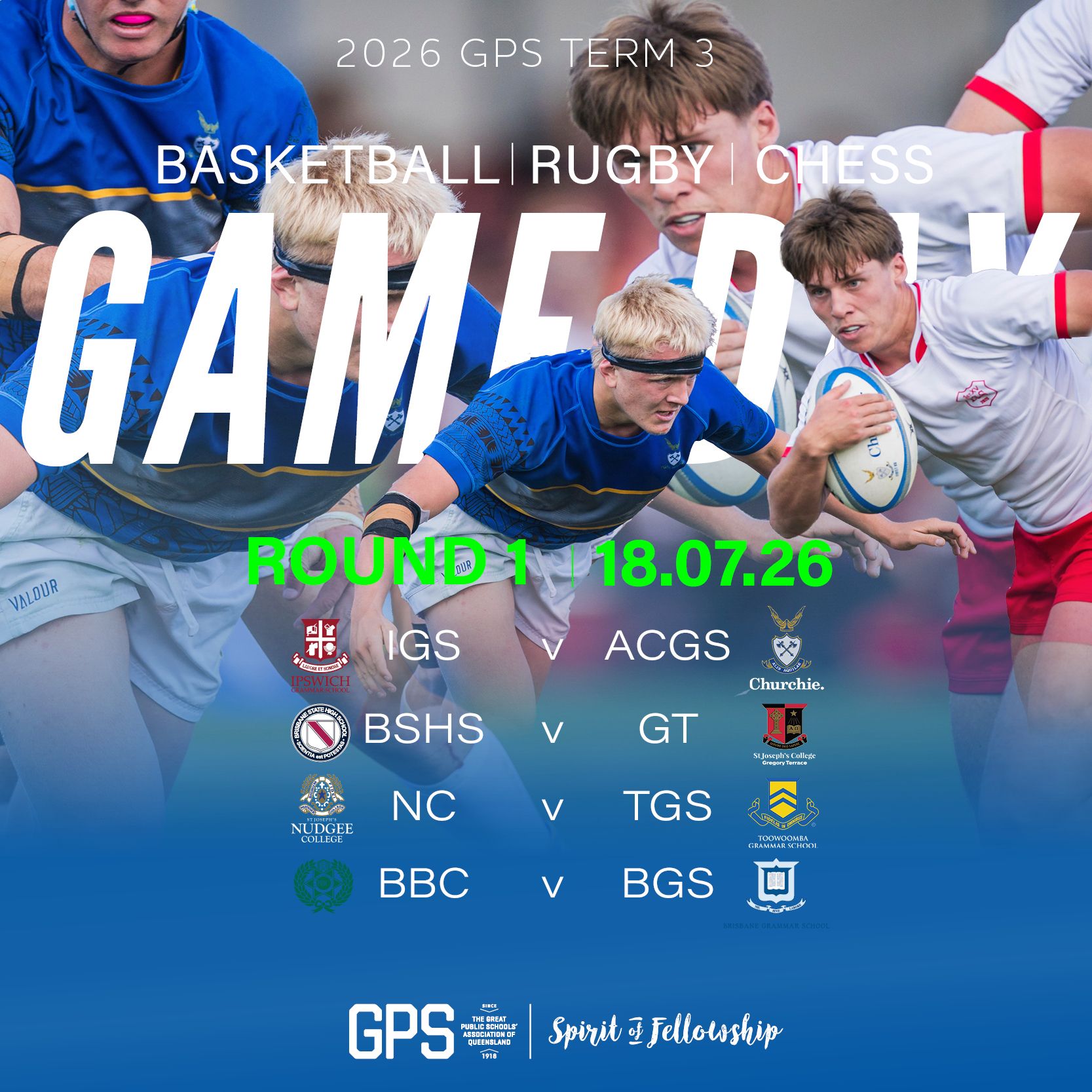 FIXTURES ROUND 1