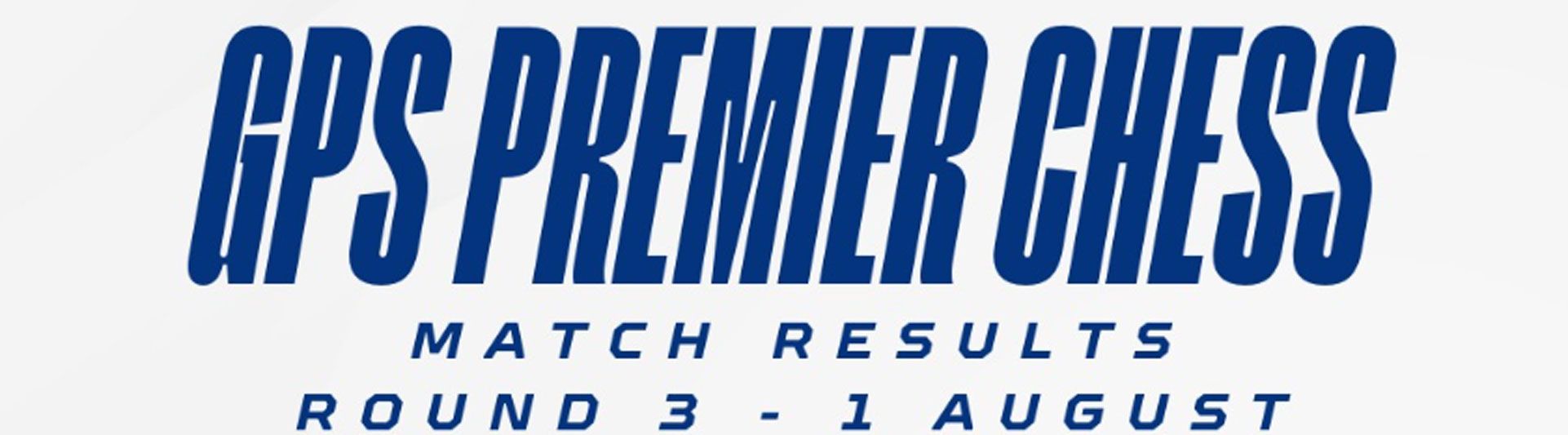 Chess Round 3 Results