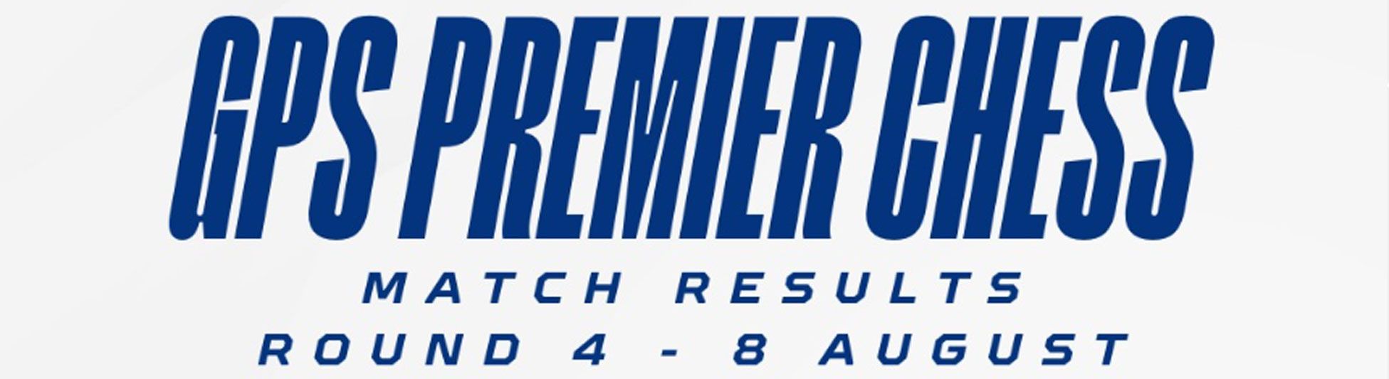 Chess Round 4 Results